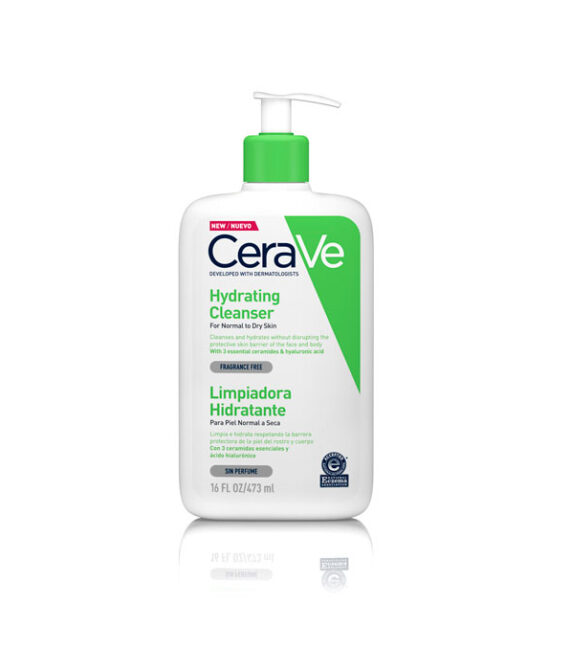 Cerave Limpiadora Hidratante 473 ml – Piel Normal a Seca