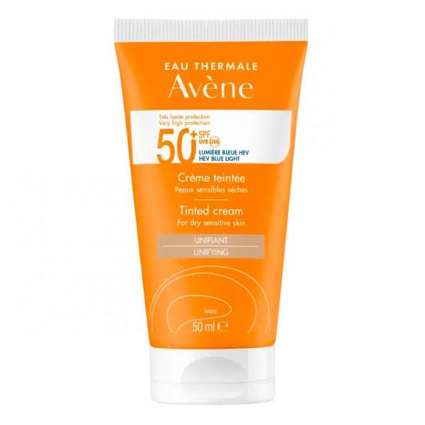 Avene Solar Crema con Color SPF50+ Piel Seca y Sensible 50ml