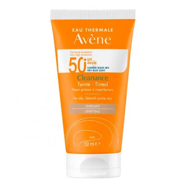 Avene Solar Cleanance con Color Piel Grasa con Imperfecciones SPF50+ 50ml