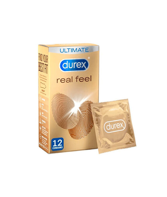Durex Real Feel Preservativo Sin Latex 12 Unidades