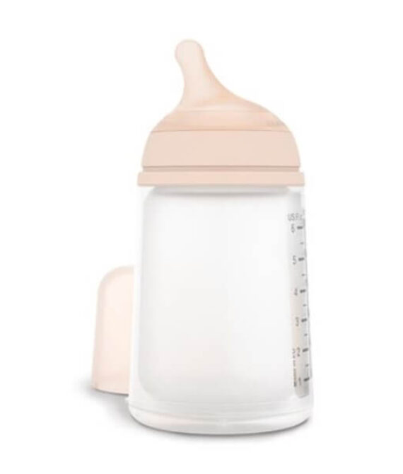 Suavinex Biberón Zero Zero Anticólico Flujo Medio +3m 270 ml 1 Unidad