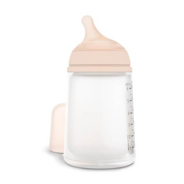 Suavinex Biberón Zero Zero Anticólico Flujo Medio +3m 270 ml 1 Unidad