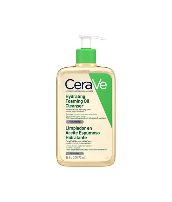 Cerave Limpiador Aceite Espumoso Hidratante 473 ml