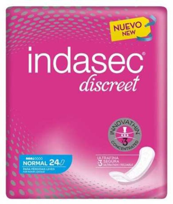 Indasec Discreet Normal 24 Unidades