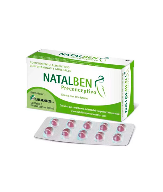 Natalben Preconceptivo 30 Cápsulas
