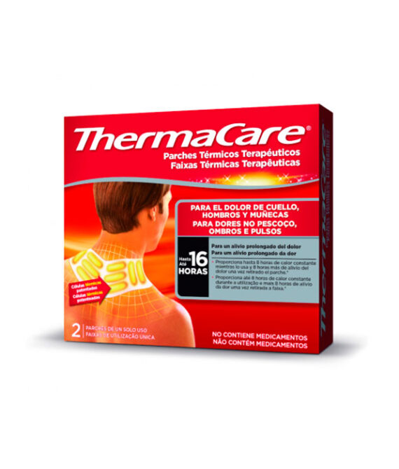 Thermacare Parche de Calor para Cuello, Hombros o Muñecas 2 Unidades