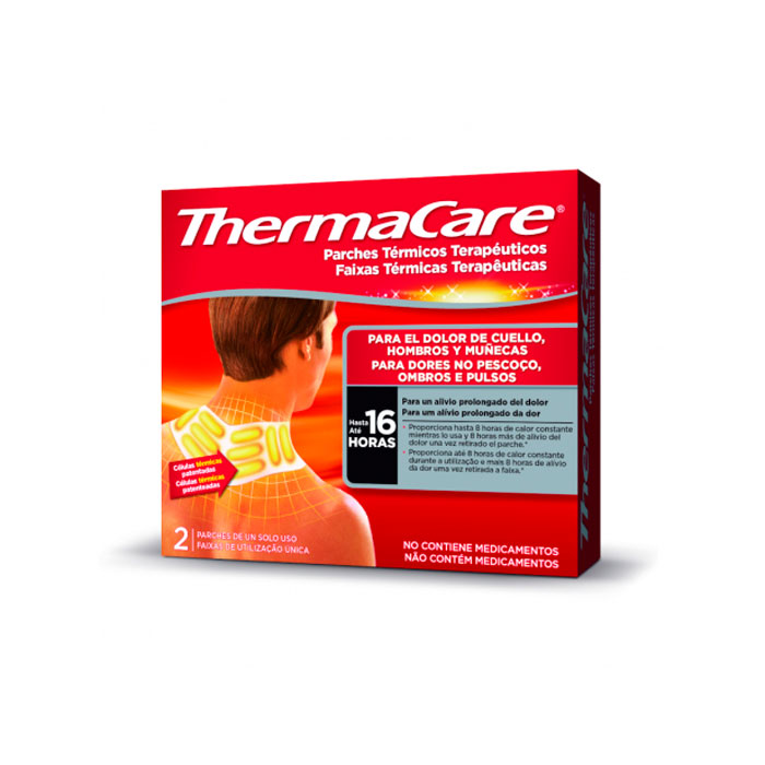 Thermacare Parche de Calor para Cuello, Hombros o Muñecas 2 Unidades