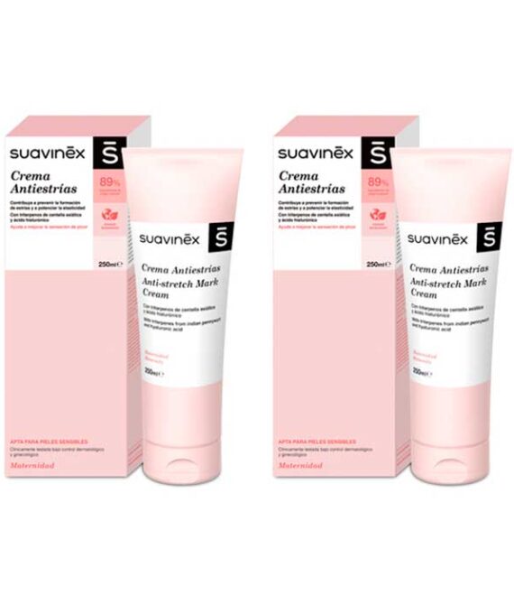 Suavinex Crema Antiestrias 2×250 ml