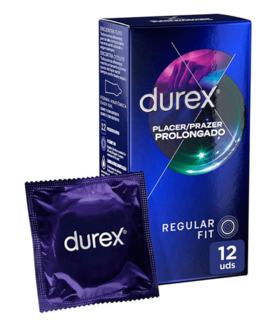 Durex Placer Prolongado Preservativos 12 Unidades
