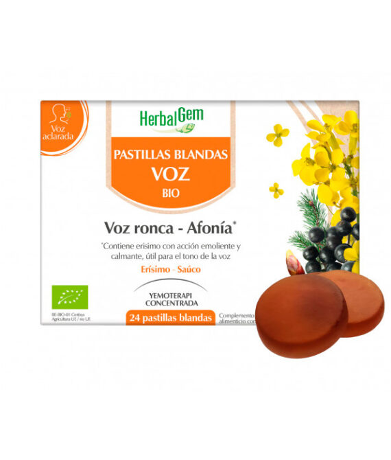 Herbalgem Pastillas Blandas Voz 24 Unidades