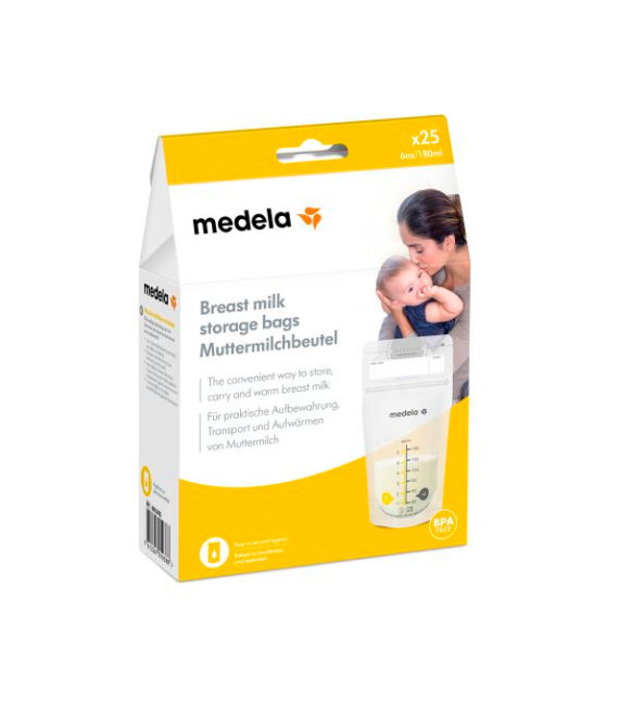 Medela Bolsas Para Leche Materna 25 Unidades 180 ml