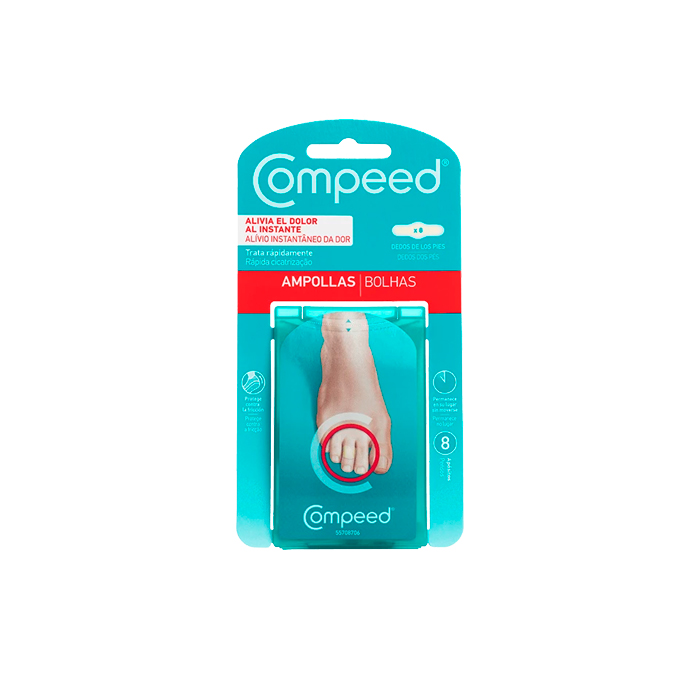 Compeed Apósito Dedos Pies 8 Unidades