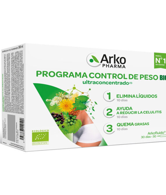 Arkofluido Programa Control De Peso Bio 30 Ampollas