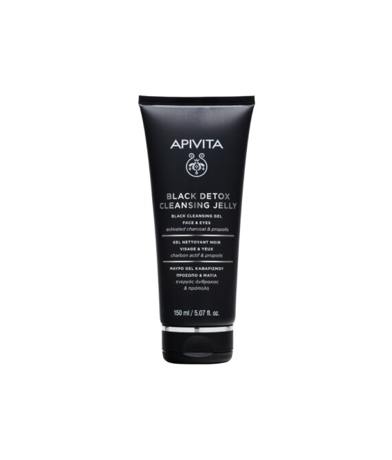 Apivita Gel Limpiador Black Detox 150ml – Rostro y Ojos