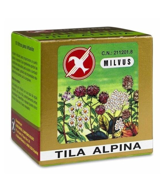 Milvus Tila Alpina infusiones 10 bolsas