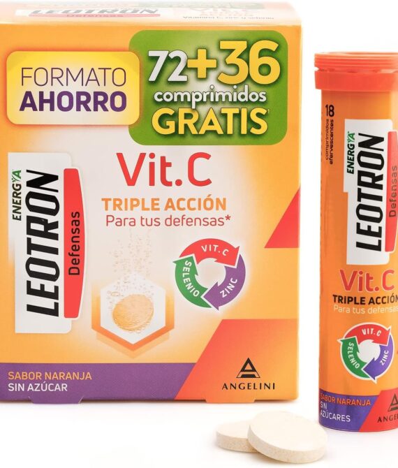 Leotron Vitamina C 72 + 36 Comprimidos