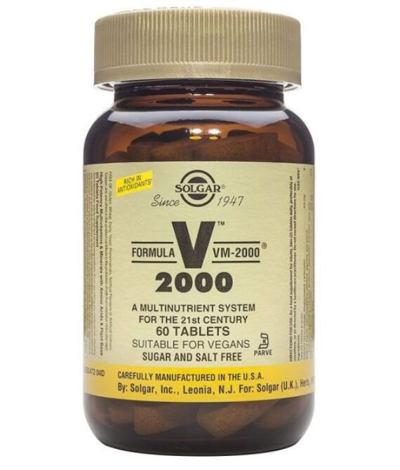 Solgar VM2000 60 Comprimidos