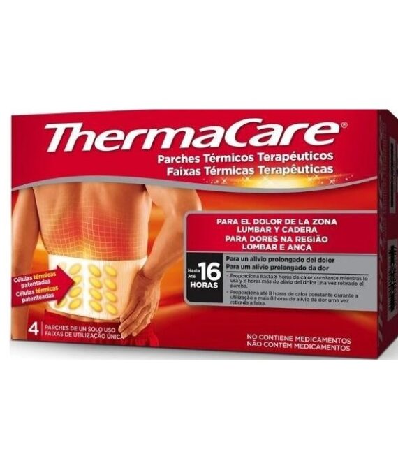 Thermacare Parches Térmicos Zona Lumbar/cadera 4 Unidades