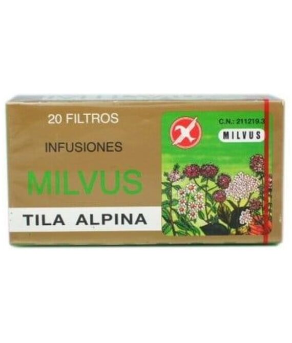 Tila Milvus alpina con pétalos de azahar 20 filtros