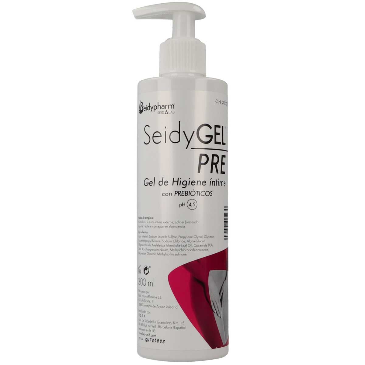 SeidyGel Pre Gel de Higiene Íntima 300 ml