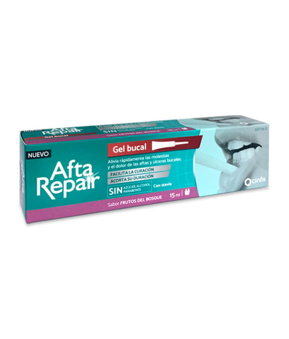 Afta Repair Gel Bucal Sabor Frutos Del Bosque 15ml