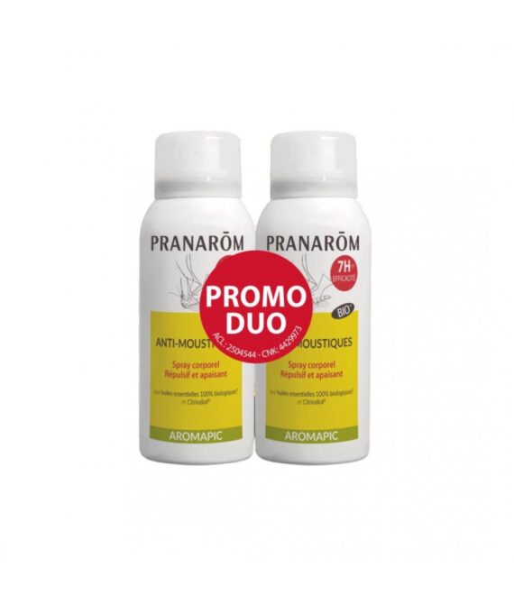 Pranarom Duplo Aromapic Citronela+ Spray Corporal Antimosquitos 2 x 75ml
