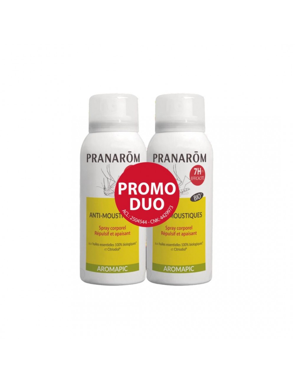 Pranarom Duplo Aromapic Citronela+ Spray Corporal Antimosquitos 2 x 75ml