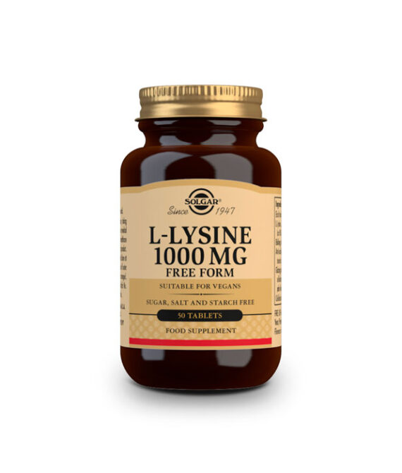 Solgar L-lisina 1000 mg 50 Comprimidos