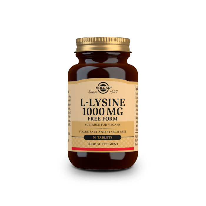 Solgar L-lisina 1000 mg 50 Comprimidos