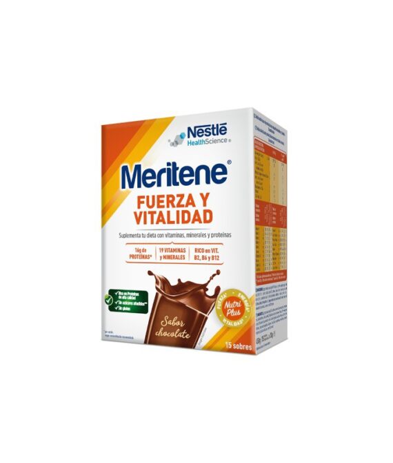 Meritene Fuerza Y Vitalidad Chocolate 15 Sobres