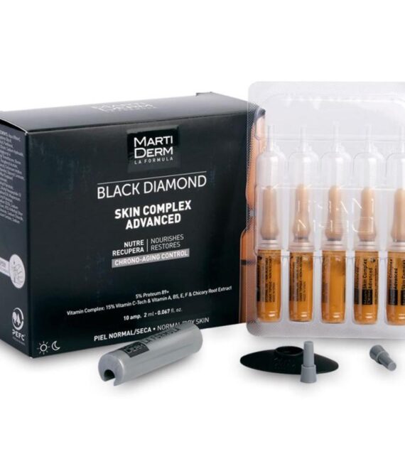 Martiderm Black Diamond Skin Complex+ 10 Ampollas