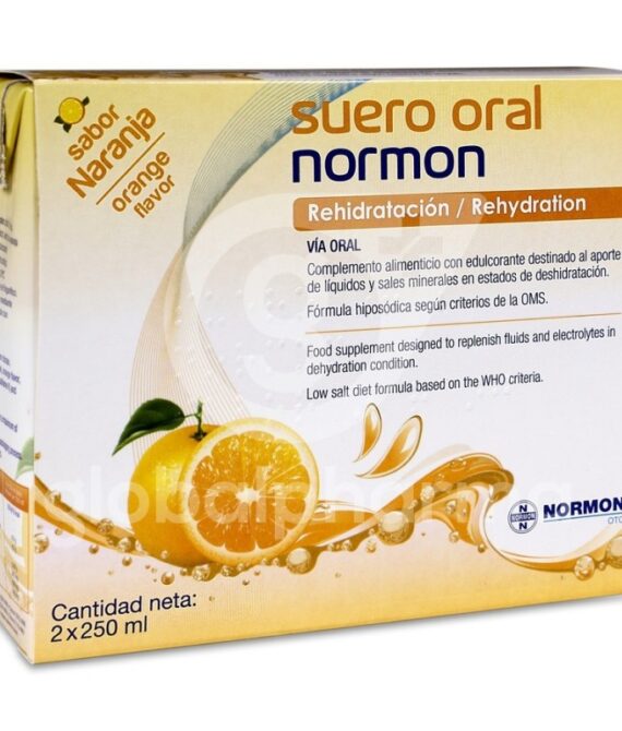 Normon Suero Oral Naranja 2 Unidades x 250ml