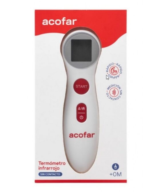 Acofar Termómetro Infrarrojo Sin Contacto 1 Unidad