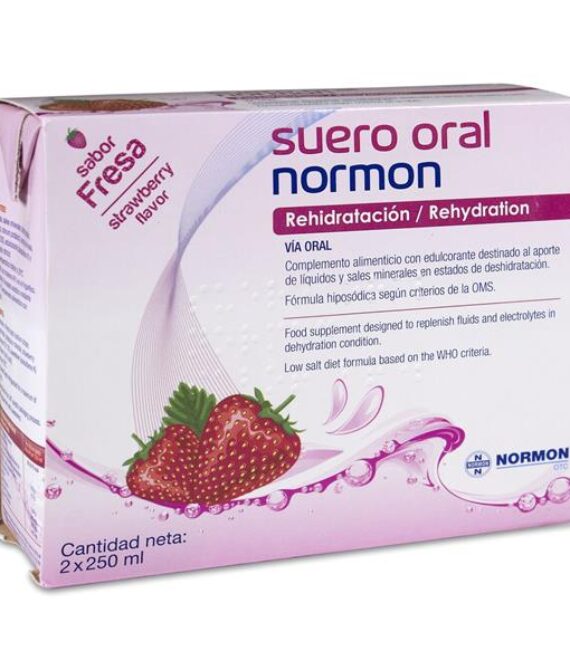Suero Oral Normon Pack Sabor Fresa 2 x 250ml