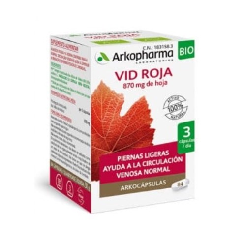 Arkopharma Vid Roja 84 Cápsulas