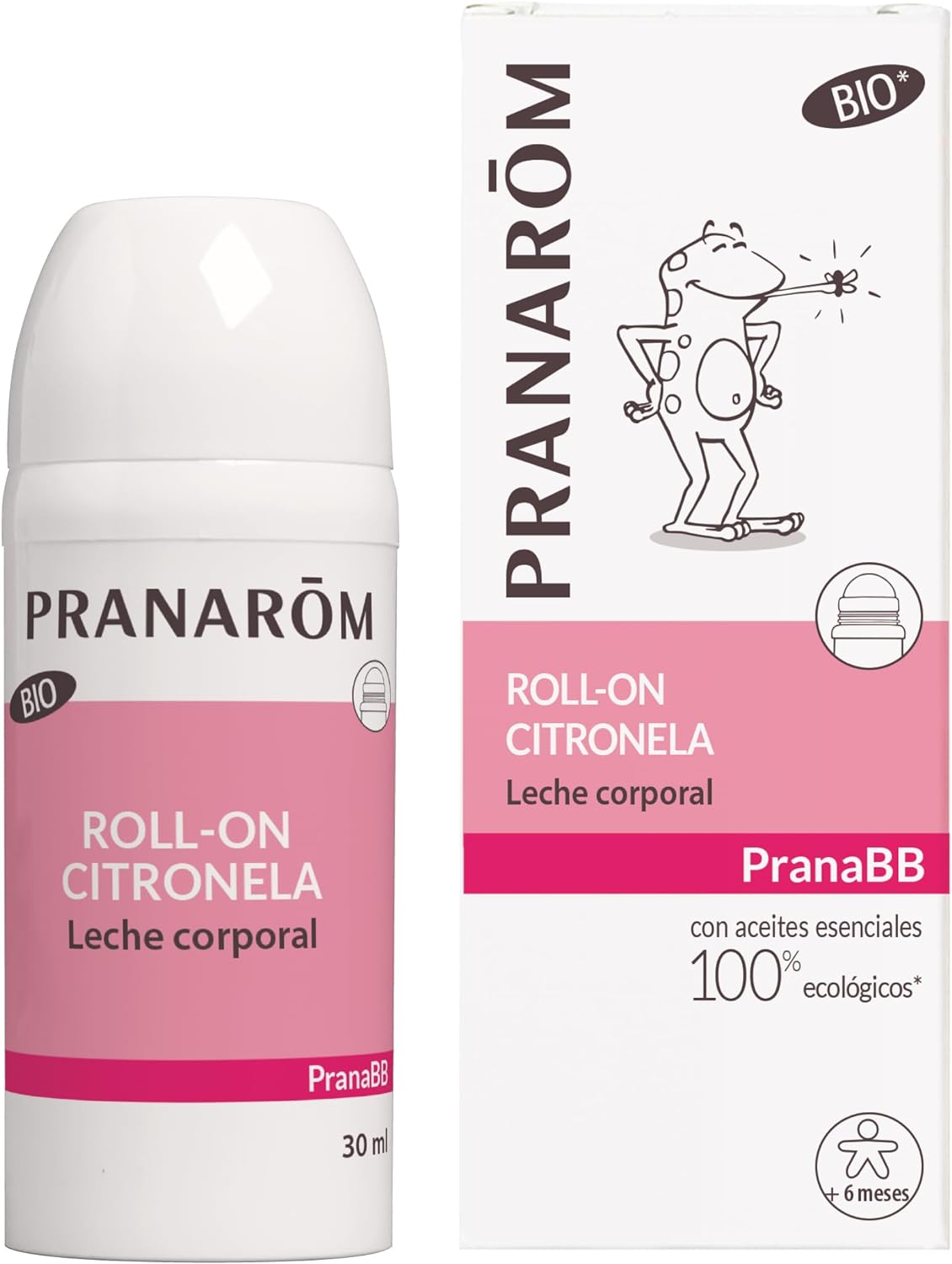 Pranarom Pranabb Roll-On Citronela Leche corporal Bio 30ml