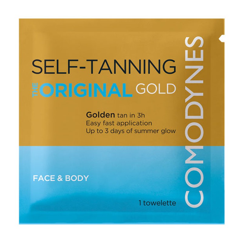 Comodynes Toallitas Autobronceadoras Natural Self-Tanning Gold 8 Unidades