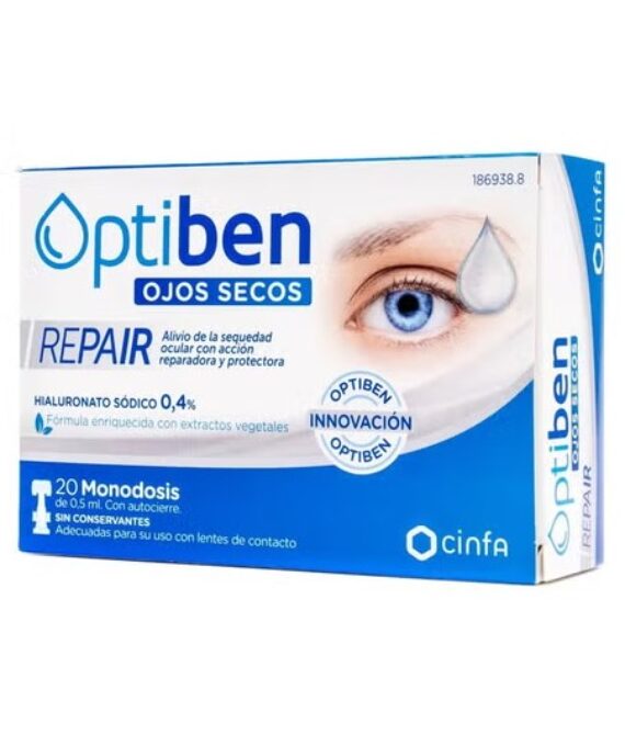 Optiben Ojos Secos Repair 20 Monodosis