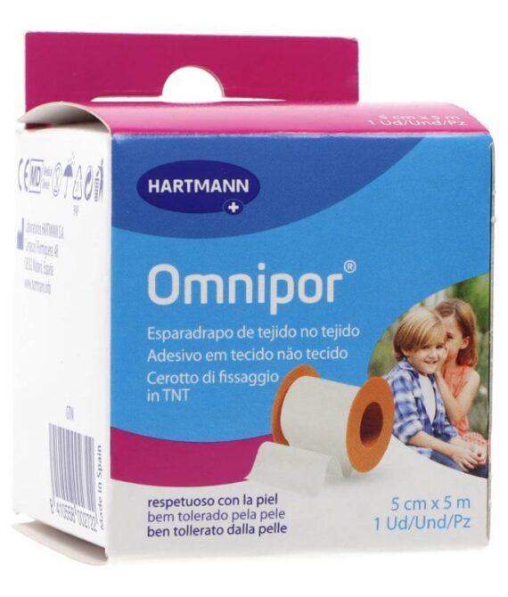 Hartmann Esparadrapo Omnipor Blanco Papel 5m X 5cm