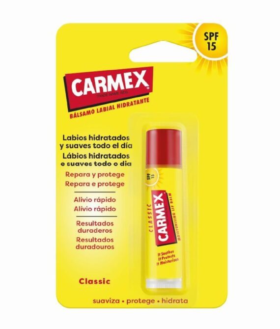 Carmex Bálsamo Labial Hidratante Classic SPF15